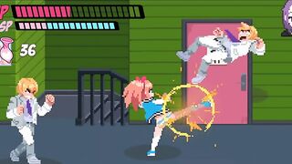 Teen Girl Kick Bully Boys Ass - Lewd City Girls Hentai Side Scroller Full Porn Game Play