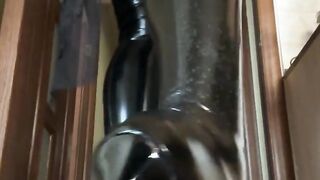 2B plays with bad boy. Training