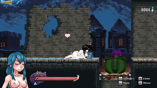 Nayla's Castle Side Scroller Hentai Game Play [Part 02] - Transgender (shemale) Hentai Porn game