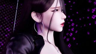 3D big boobs Asian whore cheating with big cock