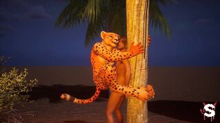 Sexy furry girl sex minigame with lucky guy in wild sex from Wild Life