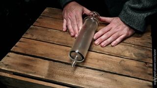 You are about to be disciplined for misbehaving at a fetish event