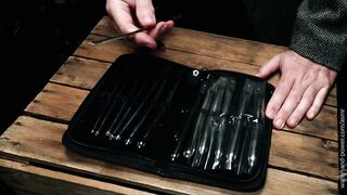 You are about to be disciplined for misbehaving at a fetish event