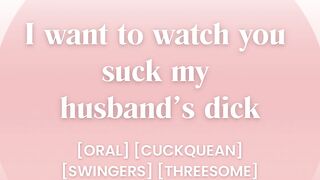 Cuckquean watches her husband fuck another woman [ASMR porn for women]