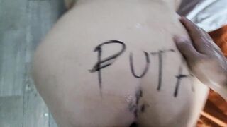 I am an anal whore, I want my man's cock and arm inside my asshole all the time