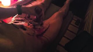 I get really horny from the hot wax and cum loudly.