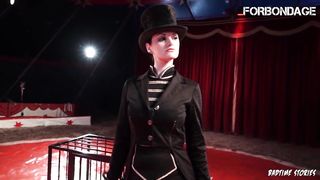 BadTimeStories - Bound Goth Slave Girl Abused in Circus Lezdom - ForBondage