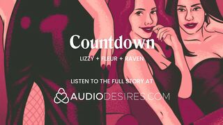 First time lesbian threesome in a sex party | BDSM Fetish | Good girl "Do what I say" | Femdom