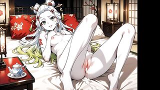 Daki the demon got into the mood and decided to have sex with humans