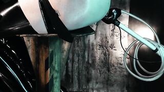 Bad Naomi anally punished by 35cm dildo. Creampie, tied down, belly expansion(from Naomi 5 scene)