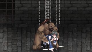 BBC Hentai Dungeon Sex 2D BDSM Roleplay Slut