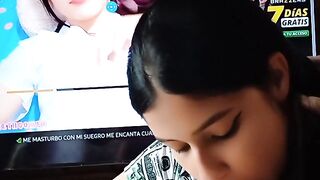 MY STEPDAD SEES ME ON THE NETWORKS AND ASKS ME TO GIVE HIM A GREAT BLOWJOB