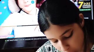 MY STEPDAD SEES ME ON THE NETWORKS AND ASKS ME TO GIVE HIM A GREAT BLOWJOB