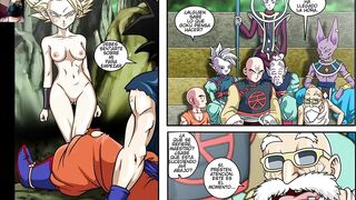 Kale y Caulifla se Fusionan para Ser Follada Por Goku - Kefla Hentai xxx