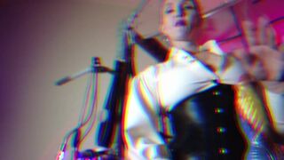 Fetish Dominatrix Eva Latex Mistress Rubber Femdom Goddess Teacher Glasses Big Ass Milf Dildo Toy BD