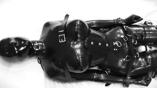 Latex Tied up and Vibed