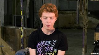 Skinny Submissive Twink BDSM Dominated by his Rough Master