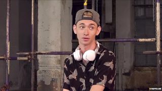 Skillful Blowjob and Handjob with Restrained Blond k