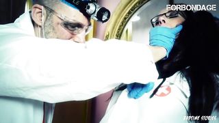 BadTimeStories - Skinny German MILF BDSM and Wax Tortured by her Doctor