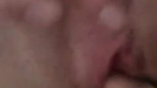 Gagged Lesbian Girlfriend trying to Squirt for me