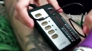 Penis Torture with Electro Stimulation.mistress Karix Real Bimbo