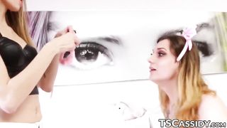 Tranny Cassidy Quinn Wears Diapers after Spanking