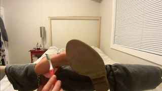 Sexy Girl has her AMAZING Feet Lickle Tickle Tortured for the first Time! (FULL HD)