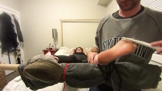 Sexy Girl has her AMAZING Feet Lickle Tickle Tortured for the first Time! (FULL HD)