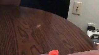 Interracial BBW Femdom Ball Busting CBT Punching Pathetic White Balls Pounding W/ Huge 2lb Mallet